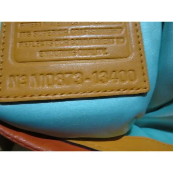 Coach 2008 Bonnie Leather Fold over Expandable Convertible Tote Kisslock Pocket - Picture 7 of 16